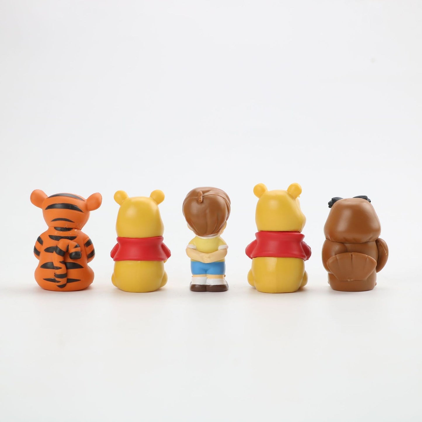 Conjunto de 10 Peças Disney Ursinho Pooh Leitão Tigrão Bisonho Coelho Coruja Anime Bonecos de Ação Coleção de Desenhos Animados Modelo de Boneca Para Crianças