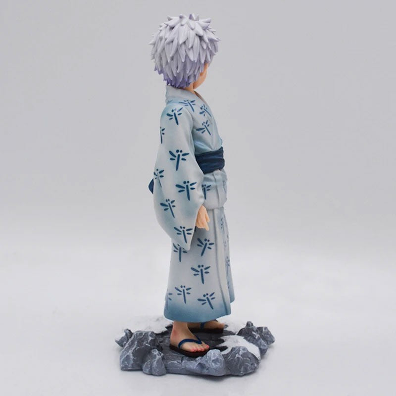 Boneco de Anime Jujutsu Kaisen Satoru Gojo Q Version Boneco de Ação Fofo Enfeite de Mesa de Anime Modelo de PVC Estátua Coleção Brinquedo Presente