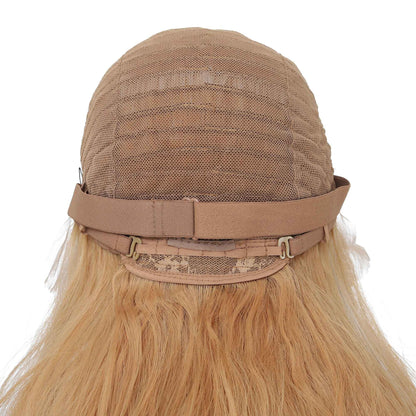 13X4 Lace Frontal Synthetic Body Wave Wigs Ombre Brown Heat Resistant Fiber Blond Swiss Transparent Lace Front Wigs For Women
