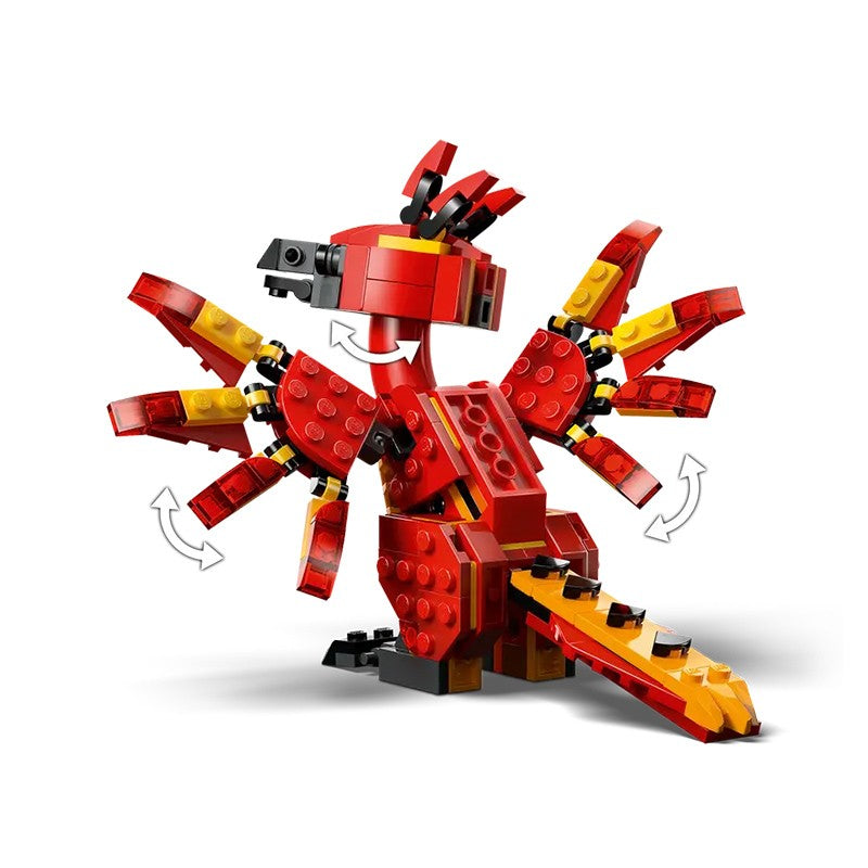 LEGO Harry Potter 76448 Fawkes, a Fênix de Dumbledore, Brinquedo de Blocos de Construção para Crianças