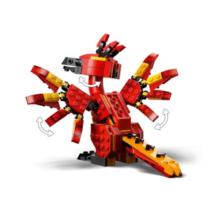 LEGO Harry Potter 76448 Fawkes, a Fênix de Dumbledore, Brinquedo de Blocos de Construção para Crianças