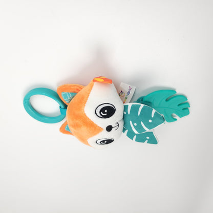 Baby Toy Cartoon Animal Stuffed Hanging Rattle Toys Baby Bed Crib Car Seat Travel Stroller Soft Plush Toys with Wind Chimes Gift