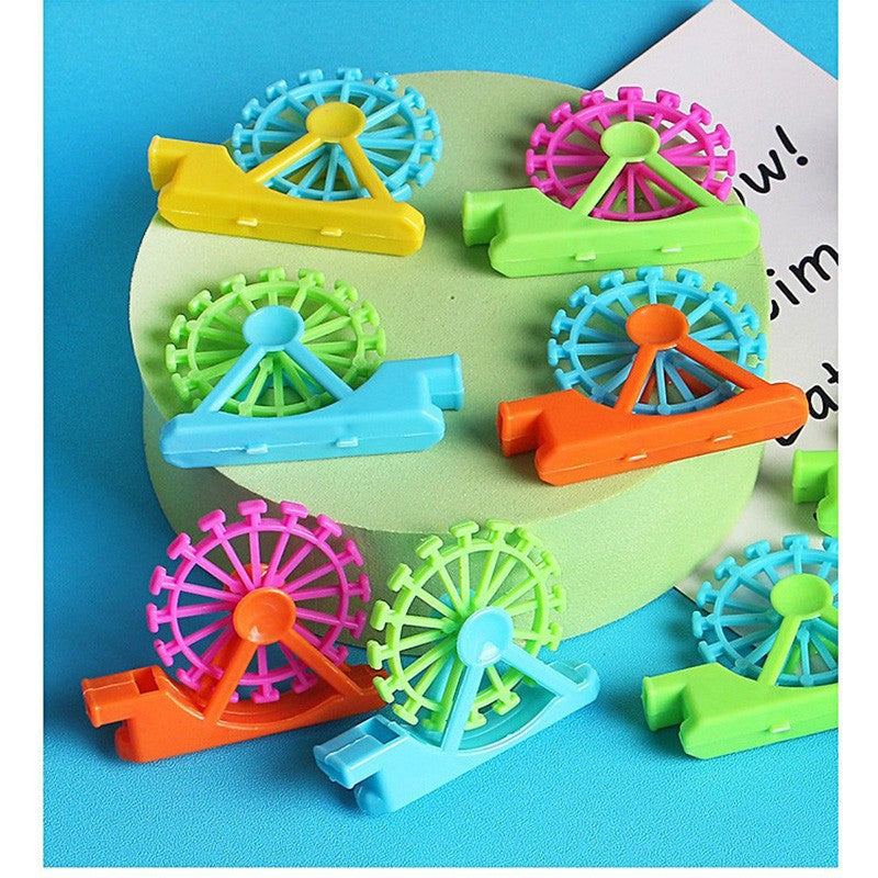 10/20/50PCS Children Cartoon Ferris Wheel Whistle Parent-Child Interaction Children'sToys Birthday Party Gift Random Color Tuya