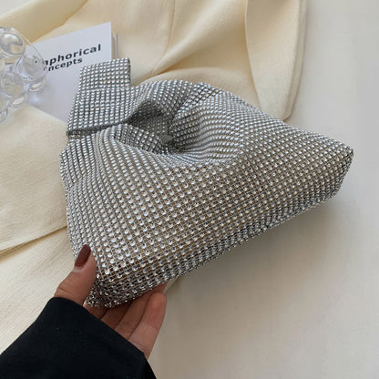 Sequins Bags Women Tote Bags Crystal Bling Fashion Lady Bucket Handbags Girls Glitter Purse Brand Luxury Designer Evening Clutch