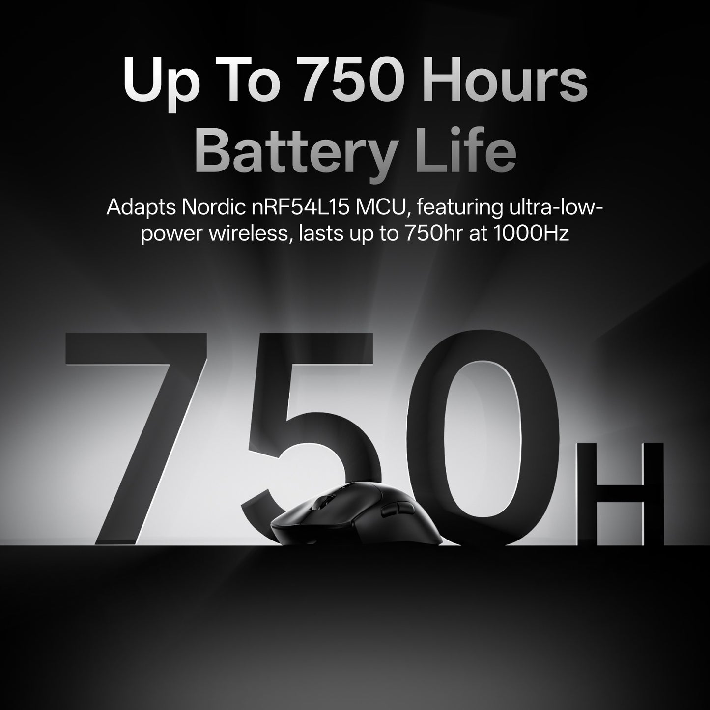 Rapoo VT7 MAX /VT7 Wireless Gaming Mouse True 8K Wireless Polling Rate 53g Lightweight Up to 750Hr Battery Life