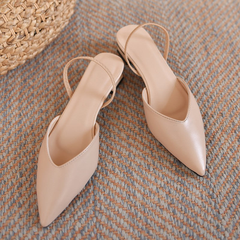 Women Flats Pointed Toe Lady Flat Heel Shoes Slip on Loafers Office Lady Elegant Shoes Soft Sole Comfortable Big Size 42