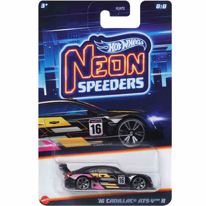 Hot Wheels Neon Speeders Series 8 Diecast Car Set 1/64 Scale Models Mazda RX-7 Datsun 510 B C D HLH72 Collectible Toy Xmas Gifts