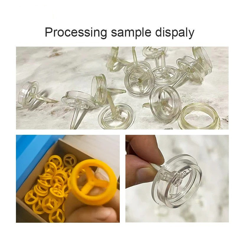 Máquina de Moldagem por Injeção Micro de Bancada 4T para Produção de Peças Plásticas Micro ABS PLA PC PE Polímero