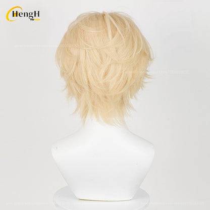 Em estoque Anime Till Ivan Luka Sua Mizi Perucas Sintéticas de Anime para Cosplay Cabelo Resistente ao Calor Perucas de Festa de Halloween + Touca de Peruca Grátis