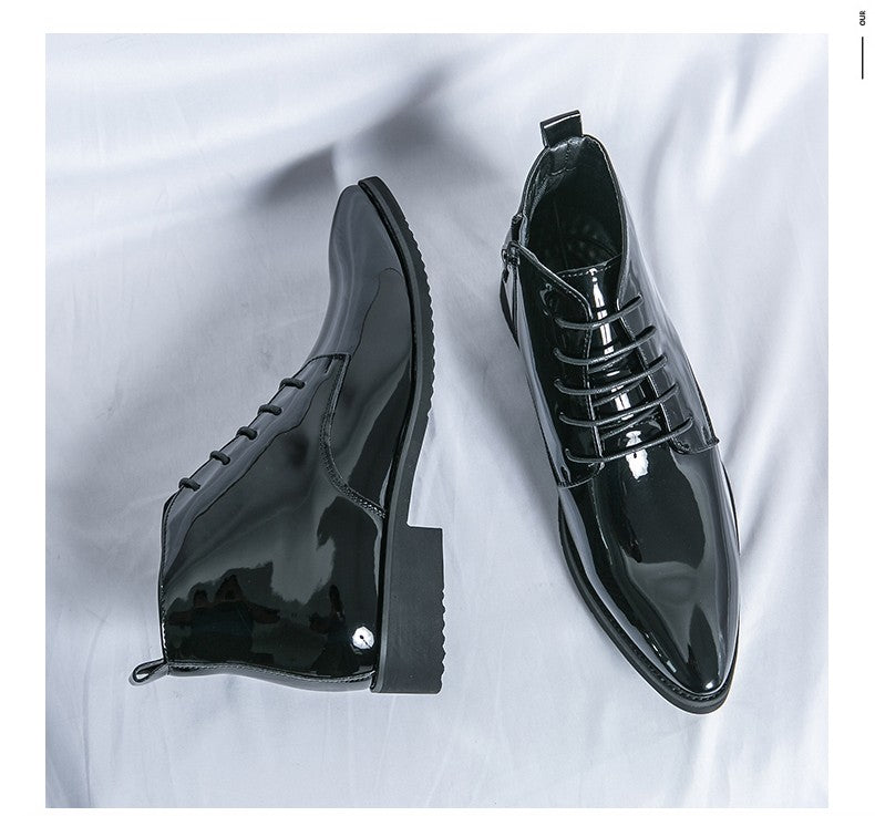 Classic Retro Dress Men's Monk Leather Shoes With Pointed Toe Buckle Business Office Wedding Soft Comfortable Men's Shoes