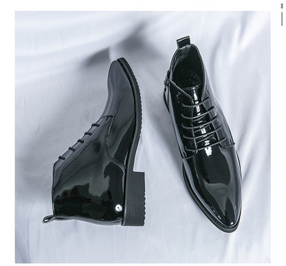 Classic Retro Dress Men's Monk Leather Shoes With Pointed Toe Buckle Business Office Wedding Soft Comfortable Men's Shoes