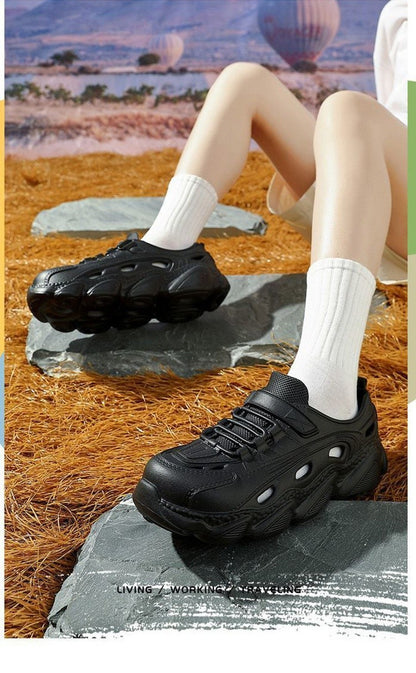 Summer Men's Super Light Sandals Waterproof Sneakers Slip On EVA Thick Sole Slides Fishing Driving Outdoor Jogging Flat Shoes