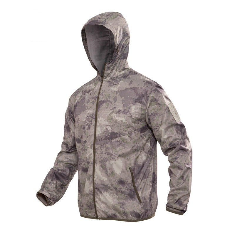 2025 New Thin Army Military Jackets Lightweight Quick Dry Windbreaker Jacket Summer Waterproof Tactical Skin Jacket Raincoat Men