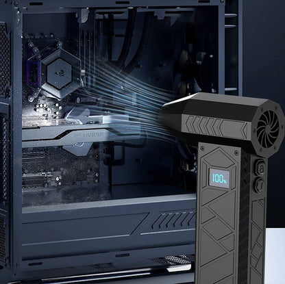 Portable 280000PRM High-speed Turbo Fan Violent with Workinglights 10000mAh Rechargeable Electric Air Duste Home Violent Blower