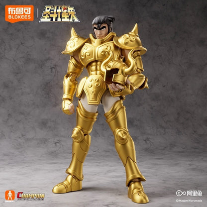 BLOKEES Saint Seiya Segunda Edição Touro Dragão Capricórnio Sagitário Boneco de Ação Anime Brinquedos Presente de Natal Em Estoque
