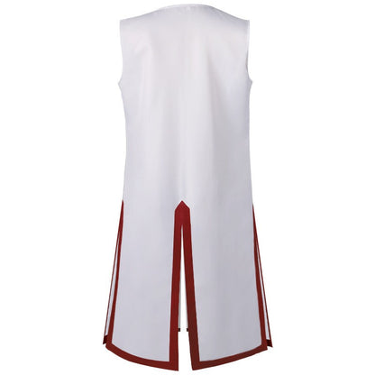 2025 Euro-American Halloween Medieval Knights Templar Cos Robe with Belt with Men & Women,Ball Party Performance Costume Unisex