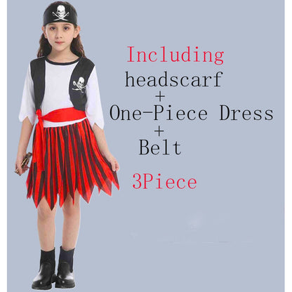 Little Boys Girls Halloween Children's Pirate Costumes for Boys Kids Children Pirate Costume Fantasia Infantil Cosplay Clothing