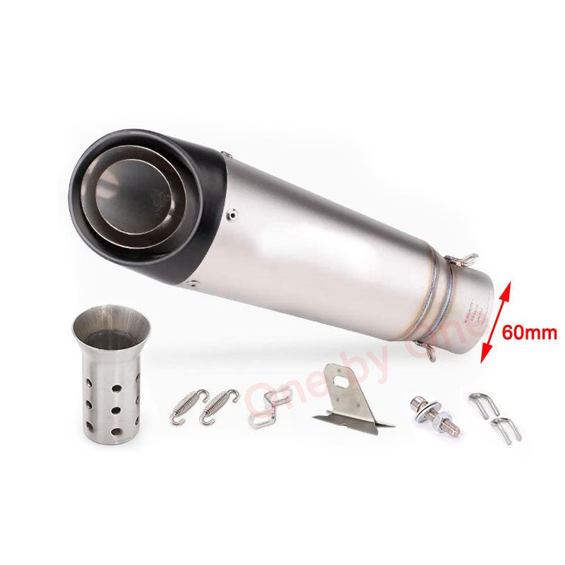 Universal Motorcycle Exhaust Muffler Pipe Escape Moto DB Killer For Honda R6 R15 R1 R3 MT07 Tmax155 XMAX GSX250