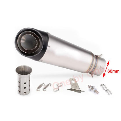 Universal Motorcycle Exhaust Muffler Pipe Escape Moto DB Killer For Honda R6 R15 R1 R3 MT07 Tmax155 XMAX GSX250