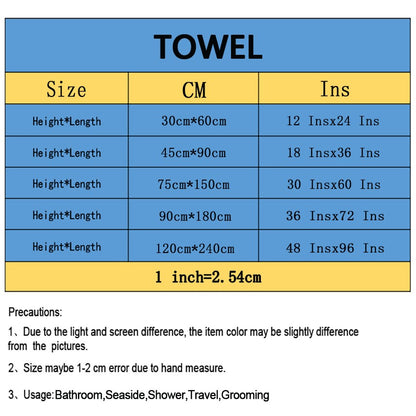 Beach Towel S-Scotty C-Cameron Printed Towel White thread One Piece Anime Bath Towel 75x150cm Bathroom Shower Washcloth Home