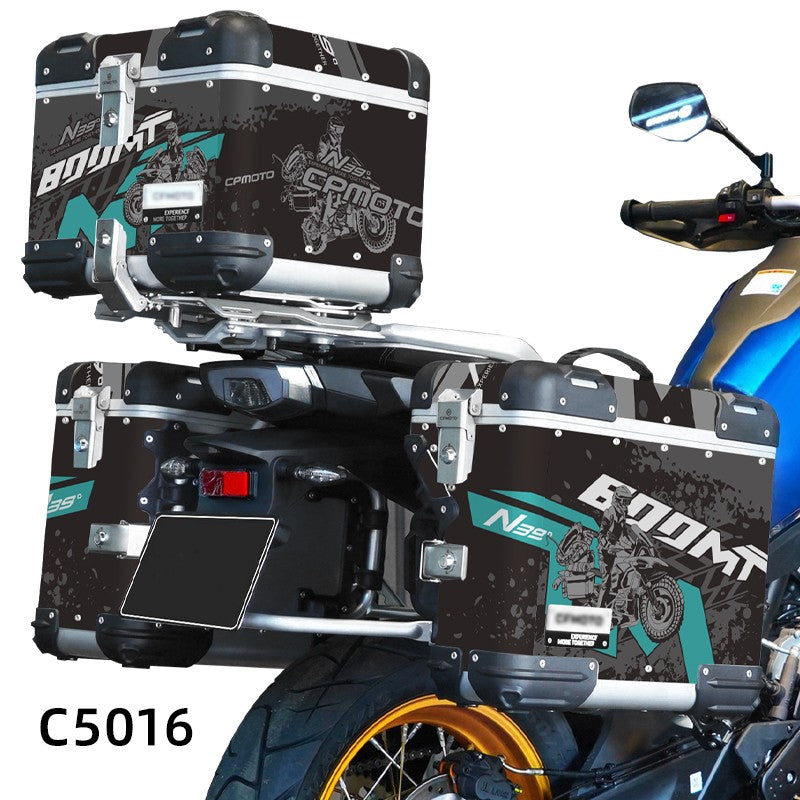 Adesivos de Motocicleta BIKE GP para CFMOTO 800MT N39° Conjunto de Adesivos Decorativos para Caixa de Ferramentas de Alumínio Baú de alumínio
