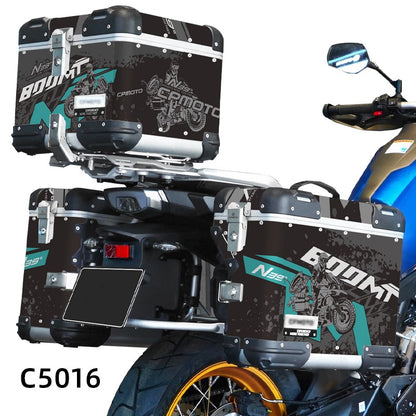 Adesivos de Motocicleta BIKE GP para CFMOTO 800MT N39° Conjunto de Adesivos Decorativos para Caixa de Ferramentas de Alumínio Baú de alumínio