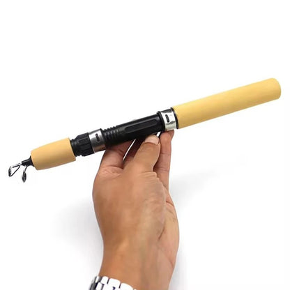 Carbon Mini Ice Fishing Rod Shrimp Tackle 0.6m 0.8m 1m Winter Fishing Gear for Ice Fishing