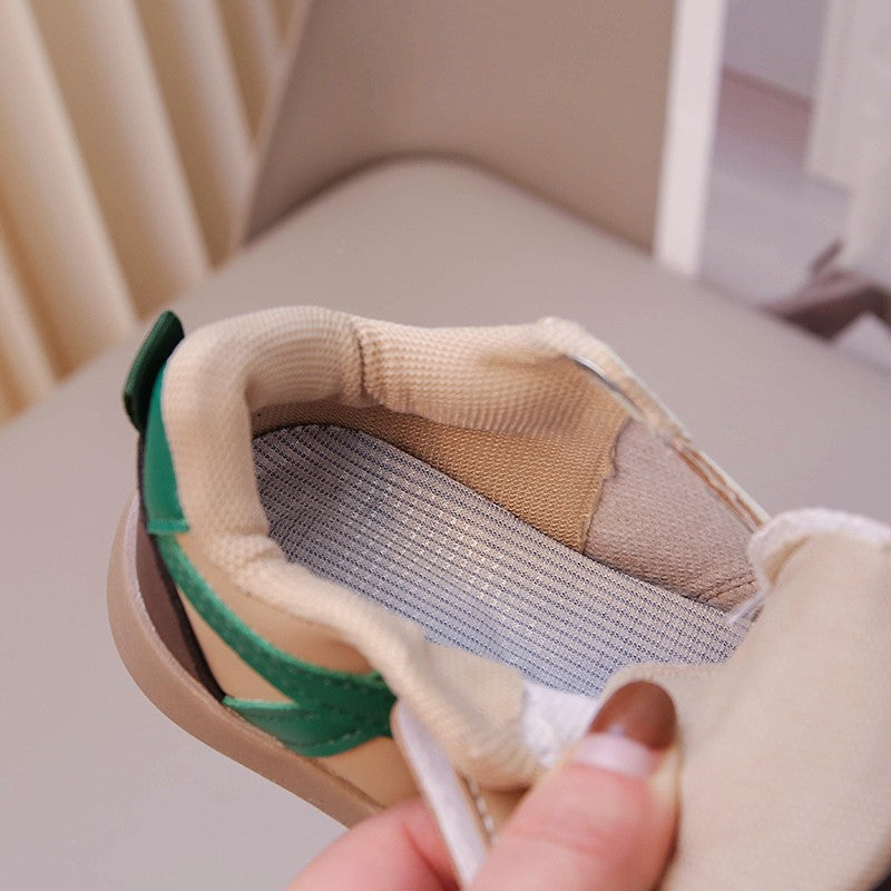 Children's Forrest Gump Shoes Four Seasons Green Boys Girls Walking Shoes 2-8 Years Old Waterproof Non-slip Kids Baby Sneakers