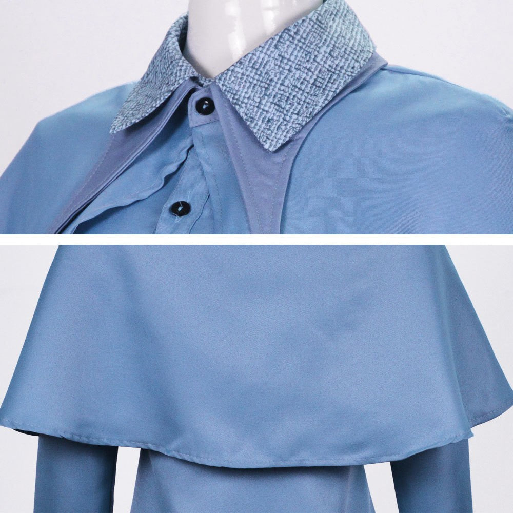 Movies Fleur Isabelle Delacour Cosplay Costumes Magic School Fleur Uniform Dress Hat for Women Girls Halloween Carnival Costume