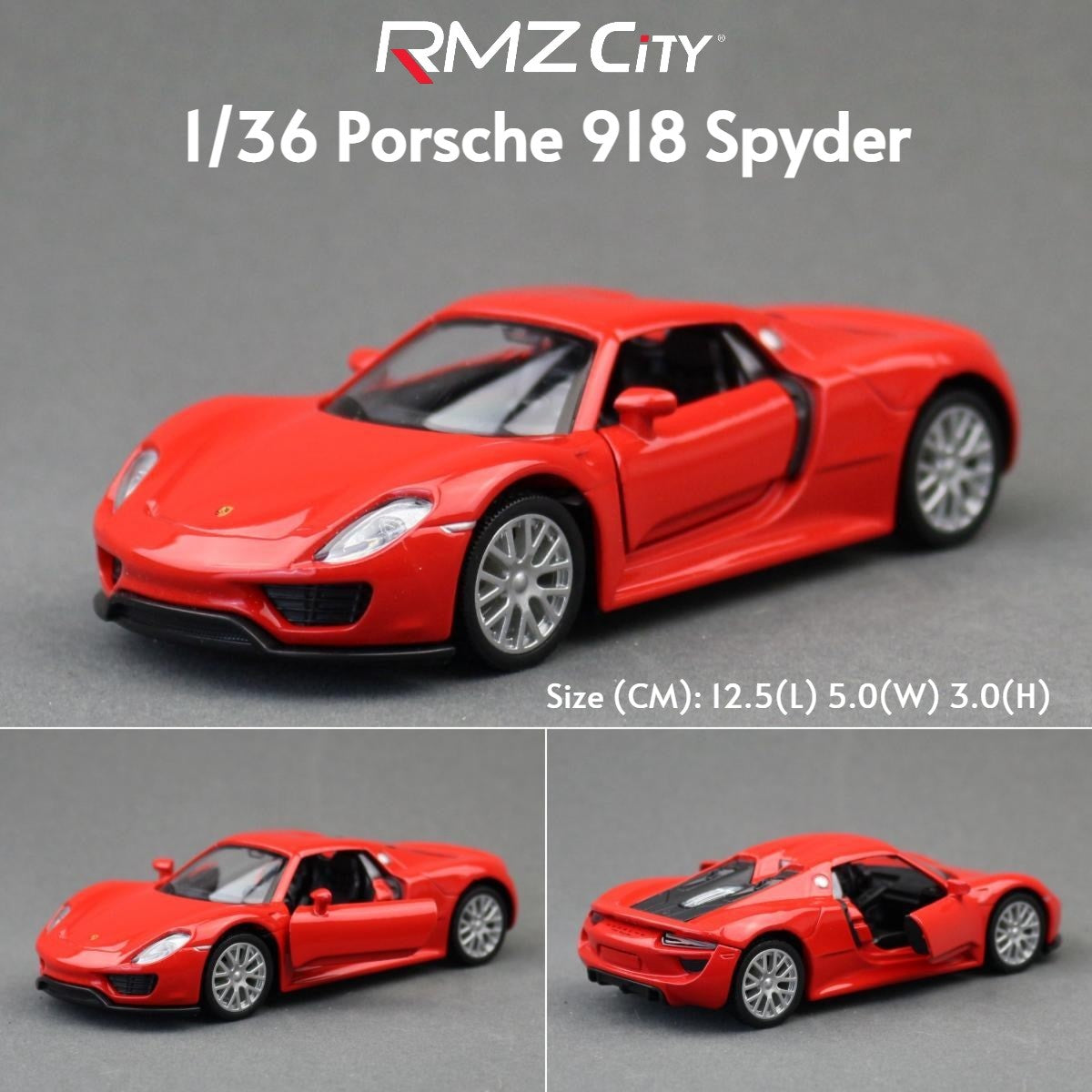 1/36 Porsche 911 GT3 918 Spyder Taycan Carro de Brinquedo de Corrida Modelo RMZ CiTY Metal Fundido Miniatura Coleção Presente Para Meninos Crianças