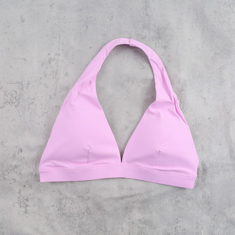 DIAS FIT JOY -Neck Hanging Neck Naked Feeling Yoga Bra for Running Fitness Cycling - Breathable Comfortable Sports Bra for Women