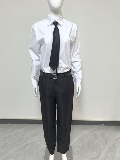Chainsaw Man Denji Cosplay Costume Full Set Public Safety Devil Hunter Uniform Wig Shirt Pants Halloween Party Outfit for Adults