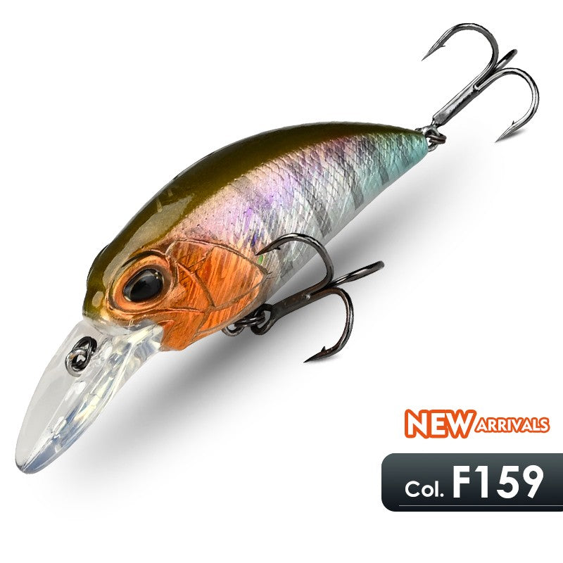 MEREDITH JERK CRANK M65 Flutuante 14g Isca Artificial Modelo Quente Isca Dura 11 Cores Wobbler Crank Qualidade Profissional Profundidade 2.0-2.5m