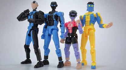 9L3D Impresso Invencível Menino Lucky13 Dummy13 Conquistar LEX Allen Super-heróis Anime Brinquedos Bonecos de Ação Modelo de Manequim Enfeites