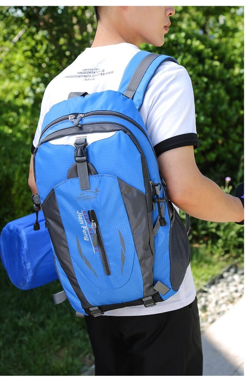 Mochila de Viagem Grande Capacidade Moda Masculina Escalada Esportiva Clássica para Viagem