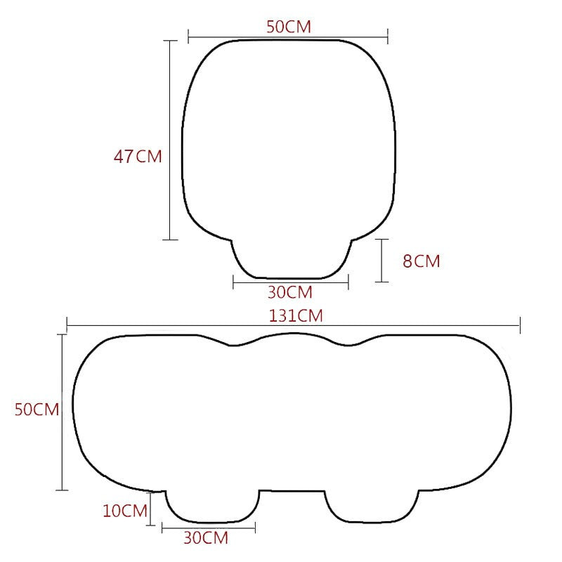 Capa de Assento de Carro de Pelúcia SEAMETAL Almofada de Carro Ultramacia Protetor de Assento de Carro Antiderrapante Universal para Sedans SUVs Caminhões Picapes