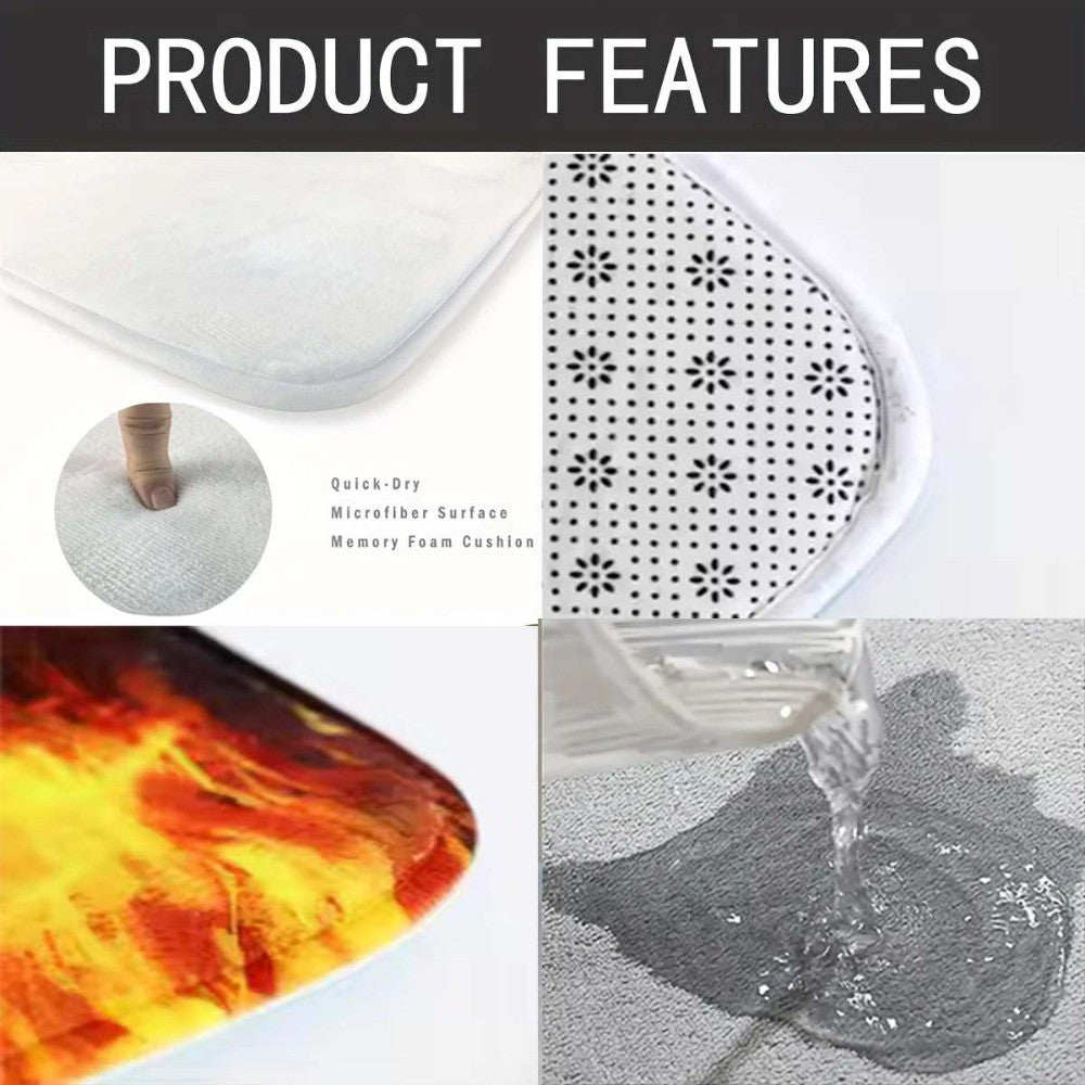 Retro S-Scarface Themed NonSlip Carpet for Living Room Sofa Decor Modern Rug Floor Mat for Men Bedroom Durable Area Rugs