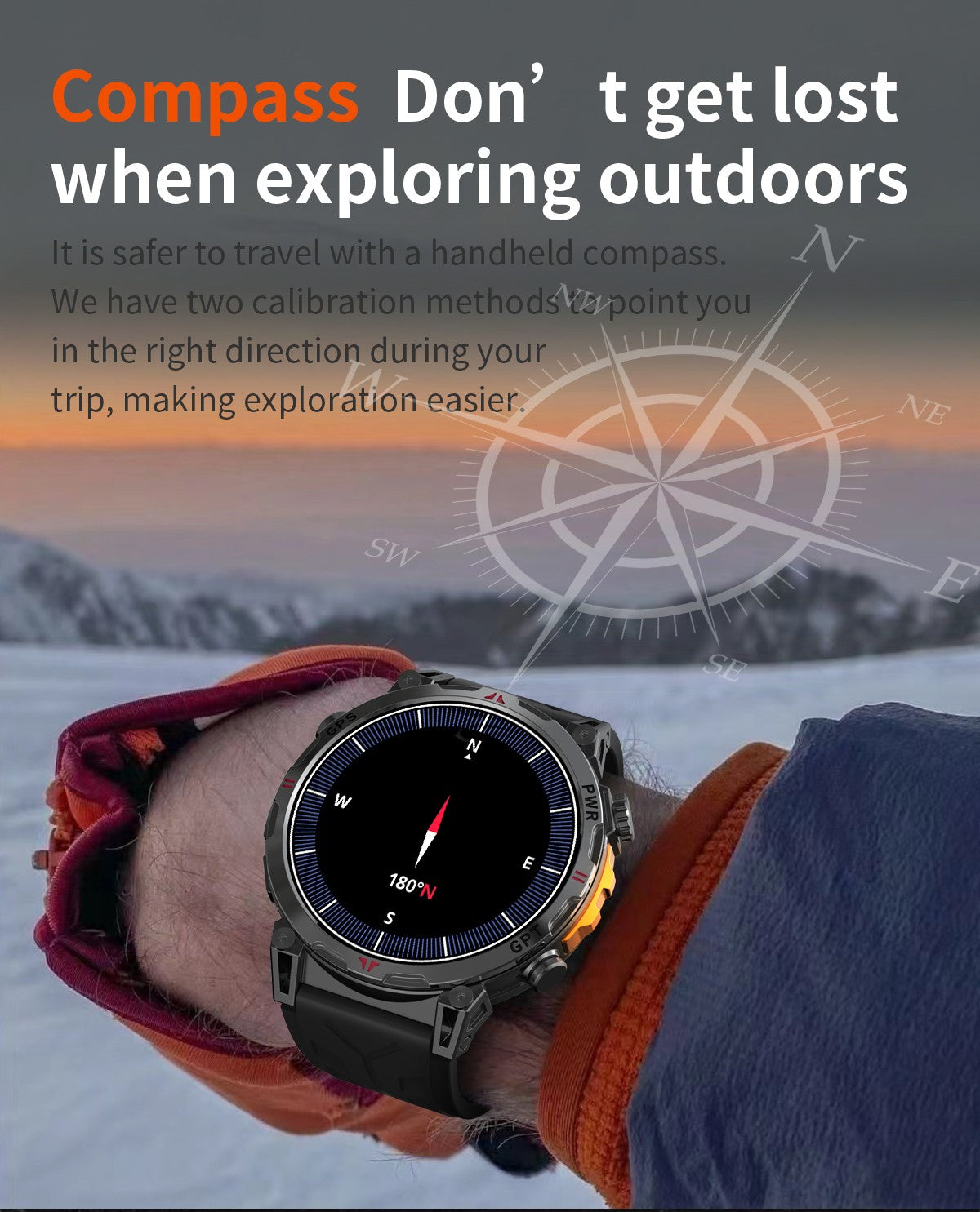 Smartwatch Esportivo 2025 com GPS, GPT, AMOLED de 1,56 polegadas, 488*488, Monitoramento de Frequência Cardíaca, Oxigênio no Sangue e Pressão Arterial, 3ATM