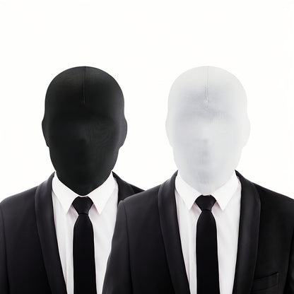 Unisex full face spandex mask, Halloween mask costume character dark cosplay masquerade party social phobia privacy protection