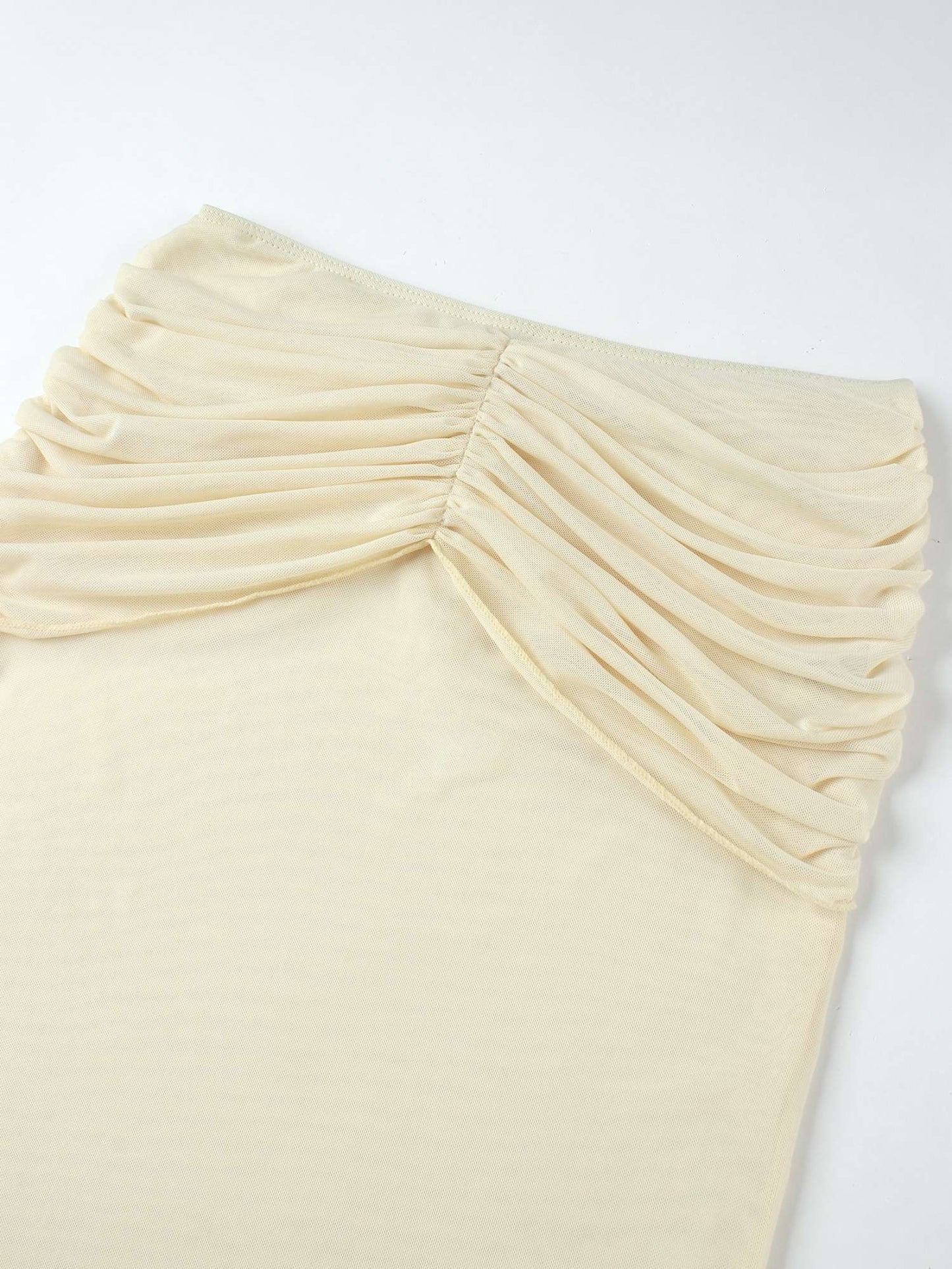 2025 Summer 3 Piece Bikini Sets Strapless Bikini Top With Half Long Skirt Cover ups Beach Wear Female Biquini Bathing Suit K210