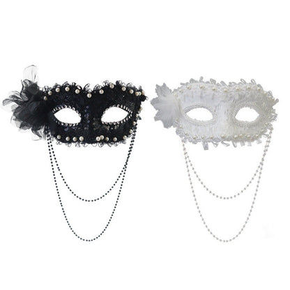 Party Masks Intricate Venice Princess Masquerade Mask Side Flower Mask Refined Cosplay Costume Mask For Party Halloween Dress