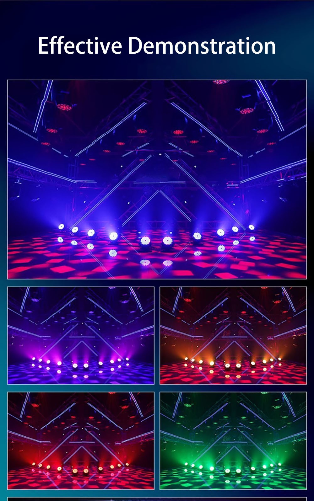 3w*60 led rgb 3 in 1 par light dmx 512 sound control dj party lights wedding disco lights ballroom club projection stage lamp
