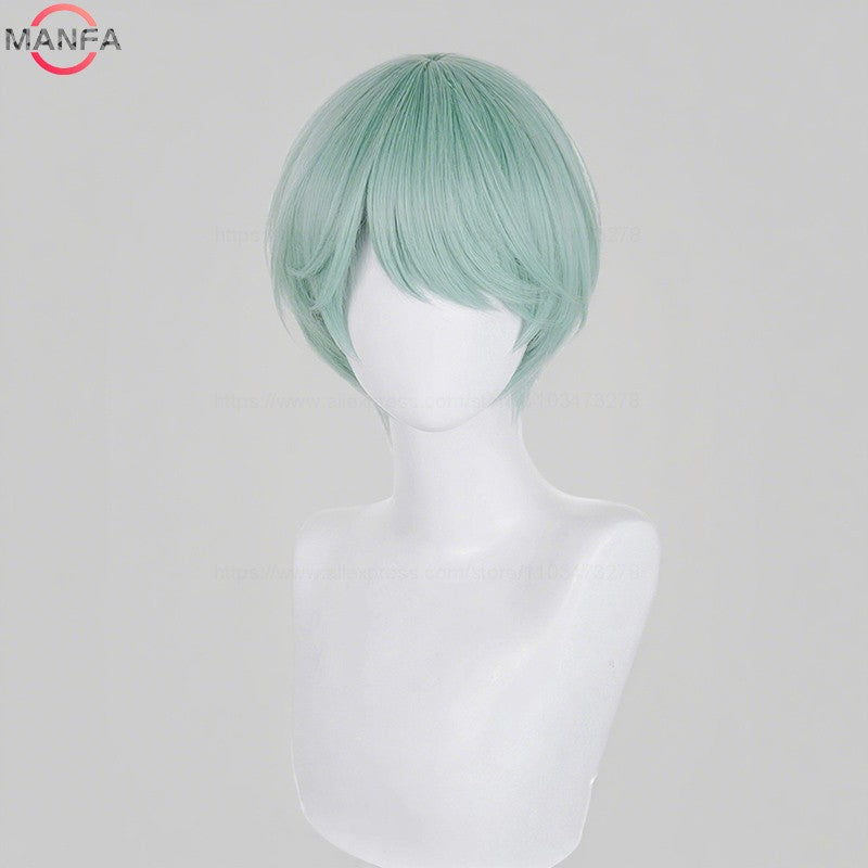 Current fashion trend music singer team role-playing wig Heat Resistant Synthetic Hair Anime Wigs +Wig Cap