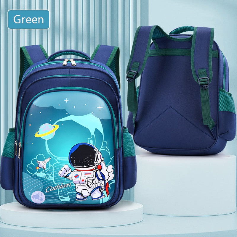 Mochila Infantil Estrelas Astronauta Fofa Menino Menina Impermeável Pré-escolar Fundamental