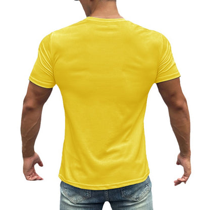 Gym Fitness Muscle Short Sleeve O-Neck Clothing Summer Mesh Breathable Quick Dry Cool T-shirt Mens Bodybuilding Running Shirts