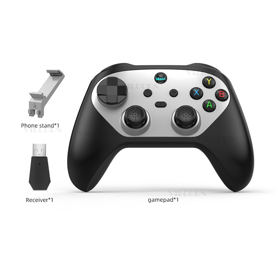PC Wireless Game Controller Hall Joystick Trigger Mobile Gamepad for Switch/IOS/Android Support Six axis Gyro Turbo Macro M1 M2