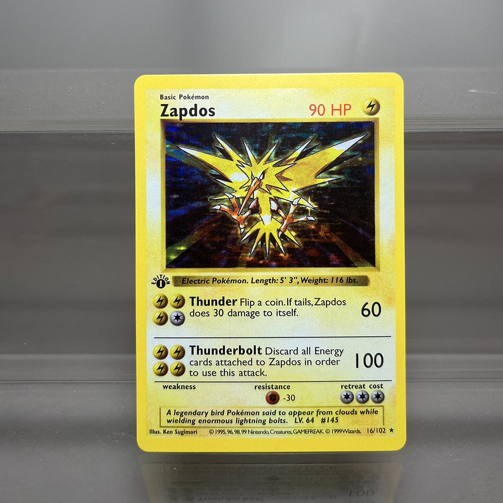 Cartas PKM 1ª Edição Charizard Blastoise Dragonite 1996 Base Set Cartas Holográficas Individuais Coleção de Cartas de Jogo Cartas Proxy PTCG
