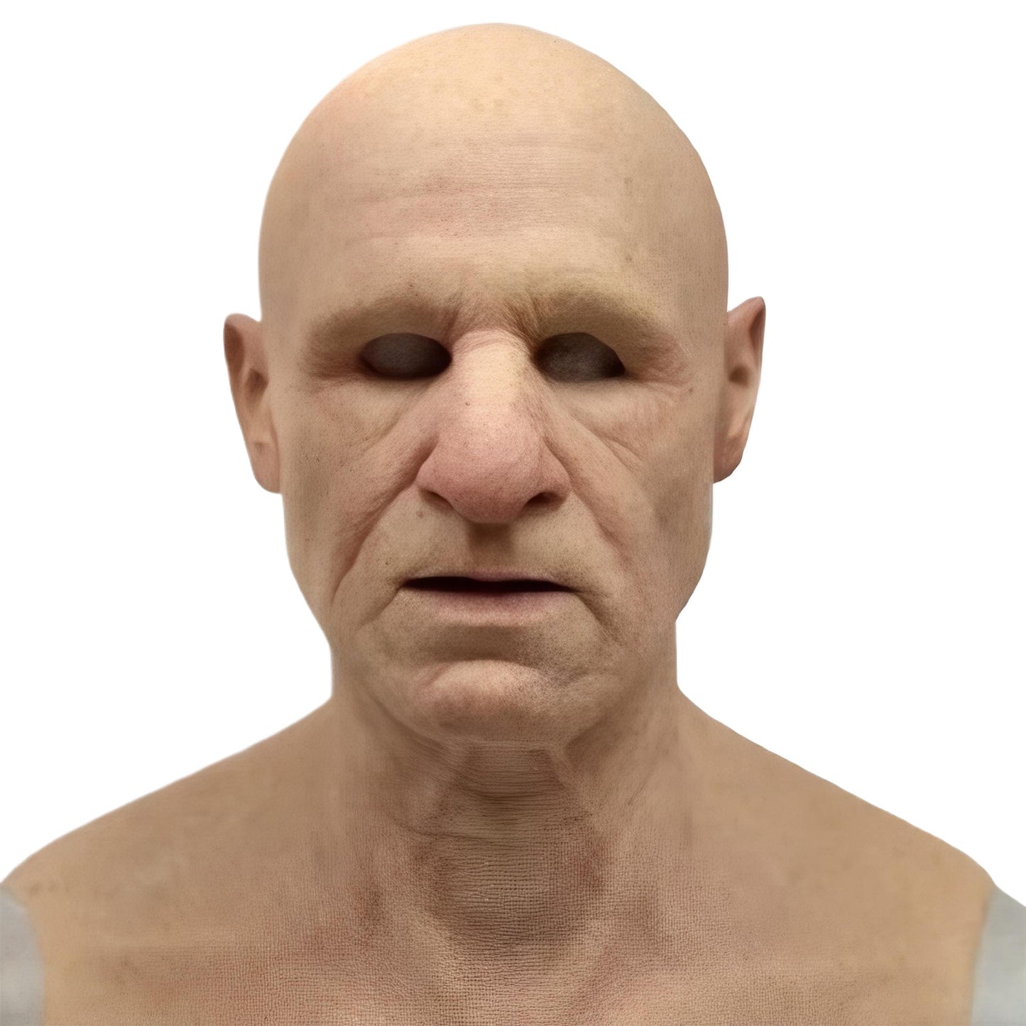 Elderly Woman Man Mask Wrinkle Full for Head Mask Grandpa/Grandma Face Mask Devil Novelty Supplies Halloween Party Cosplay Props