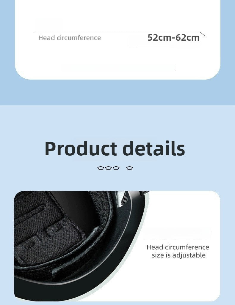 Capacete de Segurança para Bicicleta Certificado 3C Masculino e Feminino Adulto Infantil Desenho Animado Bicicleta Elétrica Moto Meio Capacete com Óculos