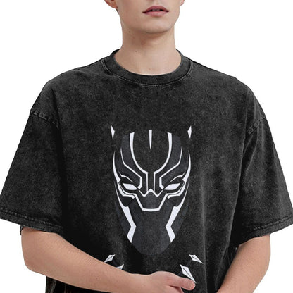 Men's Frgrt T Shirt Black Panther 100% Cotton Clothing Humorous Short Sleeve Crew Neck Tee Shirt 6XL T-Shirts